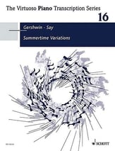 The Virtual Piano Transcription Series Vol. 16 Summertime Variations piano sheet music cover
